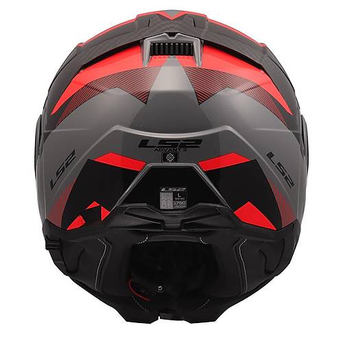 LS2 ADVANT 2 TRIPLE GR�-KIRMIZI-S�YAH-TURKUAZ KASK