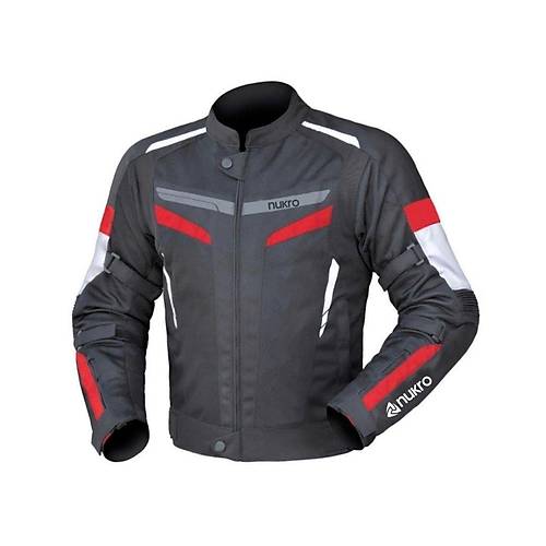 NUKROWEAR STEALTH PRO KIRMIZI 4 MEVSM ERKEK MOTOSKLET CEKET