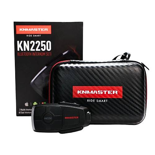 KNMASTER KN2250 MOTOSKLET KASK BLUETOOTH NTERKOM SET