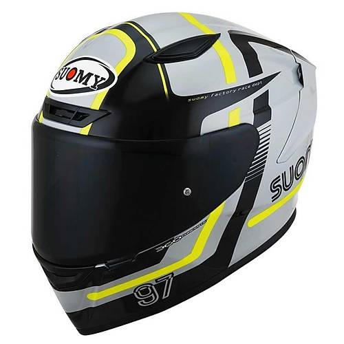 SUOMY TRACK-1 KASK NINETY SEVEN GREY-YELLOW