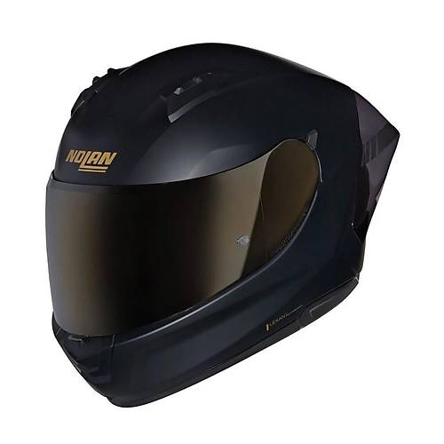 NOLAN N60-6 SPORT AUREO 331 MAT SYAH ALTIN CAM KAPALI KASK