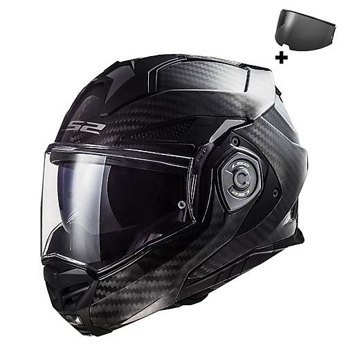 LS2 ADVANT X KARBON S�YAH KASK