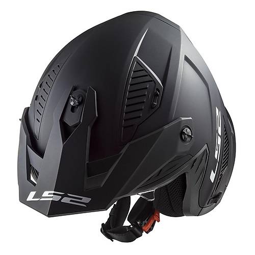 LS2 DRIFTER MAT S�YAH KASK