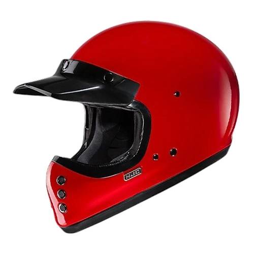 HJC V60 KASK KOYU KIRMIZI