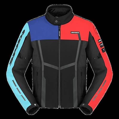 Sp�d� Motojoy Tekstil Ceket Siyah Mavi K�rm�z�