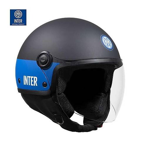Tucano Urbano El Jett�n 6.0 Yar�m Kask Inter Nerazzurro Mat Siyah