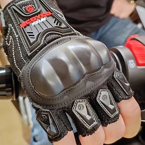 Scoyco Mc12-D Korumal Ksa Motosiklet Eldiveni Siyah