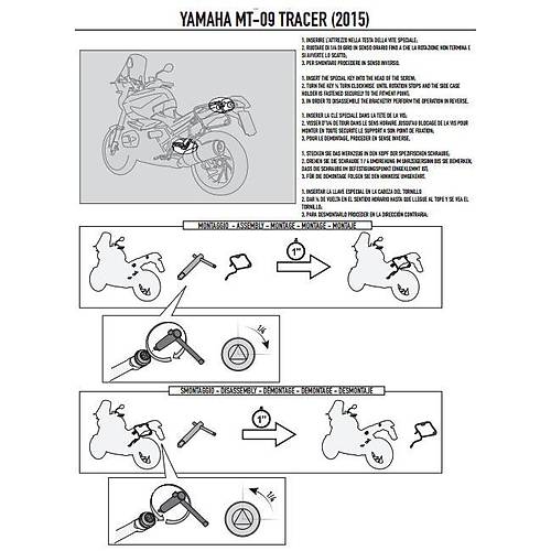 KAPPA KLR2122 YAMAHA TRACER 900 (15-17) YAN �ANTA TA�IYICI