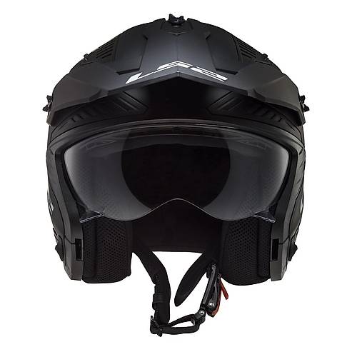 LS2 DRIFTER MAT S�YAH KASK