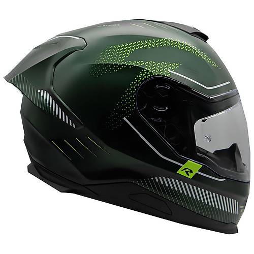 NEXX Y.100R Baron Mat Yeil Kapal Kask