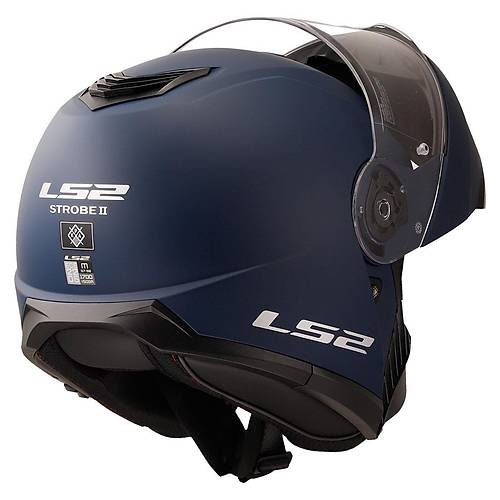 LS2 Strobe 2 Mat Navy Mavi ene Alr Kask