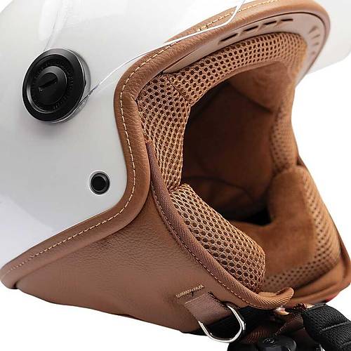 TUCANO URBANO EL JETTIN 6.0 YARIM KASK PARLAK �NC� BEYAZI