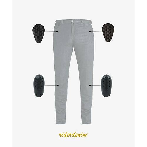 Riderdenim Kasirga Motosiklet Pantolonu Siyah