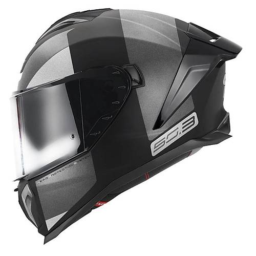 GIVI 50.3 VISION MAT S�YAH-TITANIUM-GR� KASK