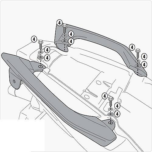 GIVI 4103KIT KAWASAKI VERSYS 650 (10-14) YAN �ANTA TA�IYICI BA�LANTI K�T�