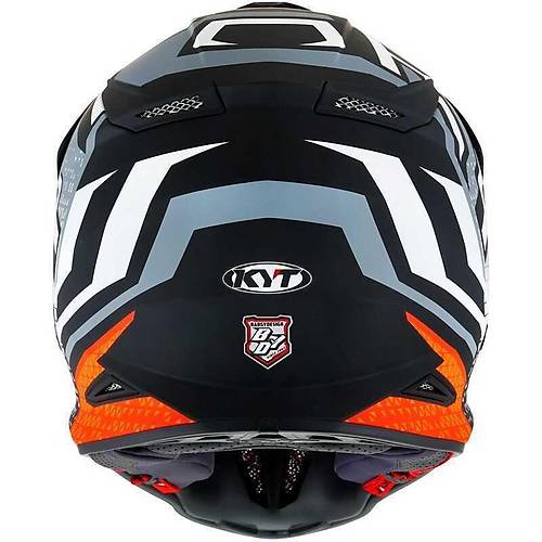 Kyt Skyhawk Kask Hyperflow Matt Grey / Orange