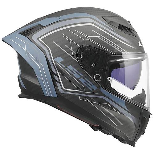LS2 DRAGON KARBON SUBIC MAT MAV� PETROL KASK