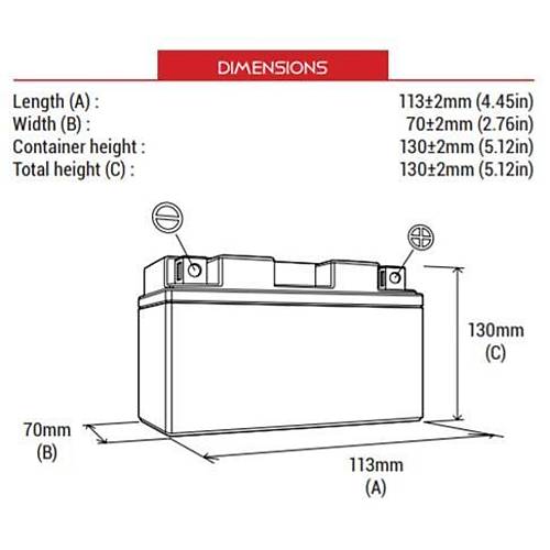 BS BATTERY BTZ8V (SLA) MOTOSKLET AK
