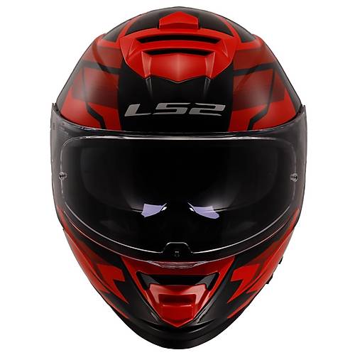 LS2 STORM 2 TRACKER S�YAH-KIRMIZI KASK