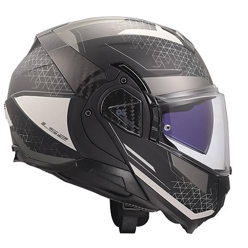 LS2 Advant 2 Astral Mat Gri-Siyah ene Alr Kask