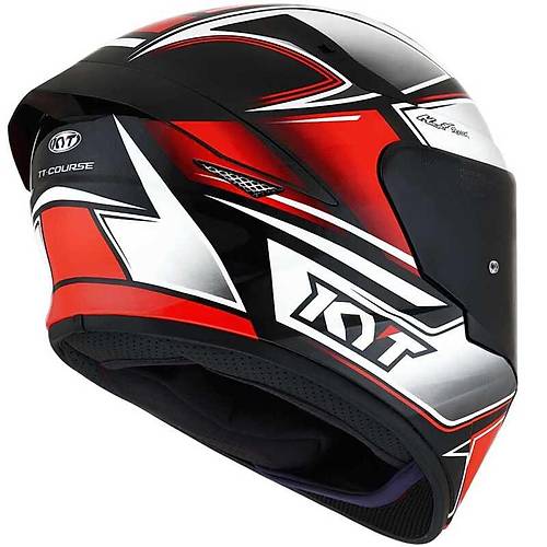 KYT TT-Course Tourist Krmz Fluo Kapal Kask