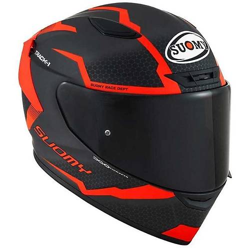 SUOMY TRACK-1 KASK REACTION MAT ANTRAST KIRMIZI