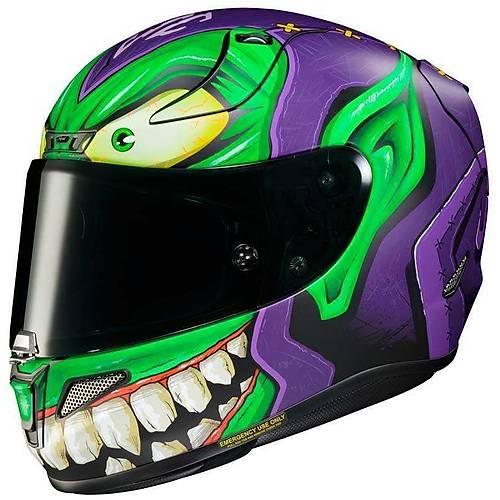 HJC RPHA11 GREEN GOBLIN MARVEL KASK MC48SF