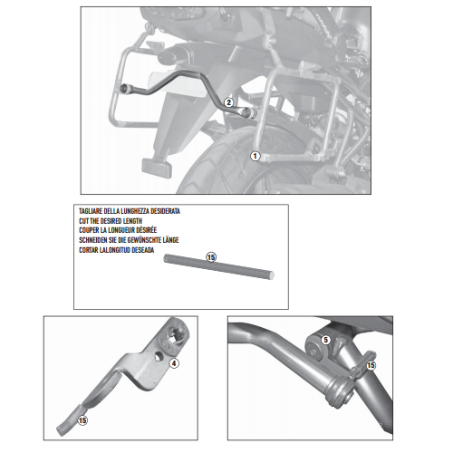 KAPPA KLR4105 KAWASAKI VERSYS 1000 (12-14) YAN �ANTA TA�IYICI
