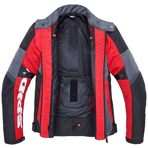 SPIDI TEK NET YAZLIK FLE TEKSTL CEKET KIRMIZI