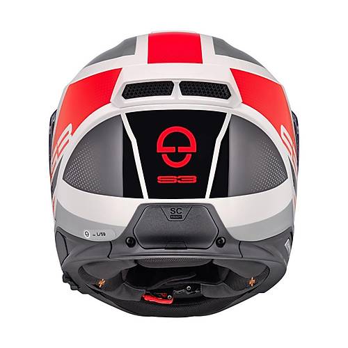SCHUBERTH S3 DAYTONA RED KAPALI MOTOSKLET KASKI
