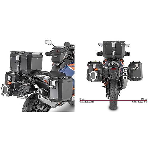 GIVI PLO7713CAM KTM 1290 SUPER ADVENTURE R-S (21-25)-1390 SUPER ADV R-S-SEVO (26) YAN �ANTA TA�IYICI