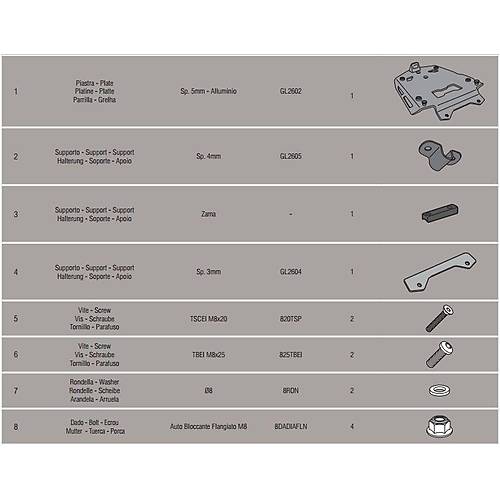 KAPPA KRA5112 BMW R 1200 GS ADVENTURE (14-19) - R 1250 GS ADVENTURE (19-24) ARKA �ANTA TA�IYICI
