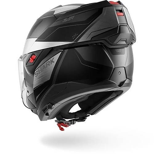 Shark Oxo Mekarium Mat Antrasit Krom Siyah �ene A��l�r Kask