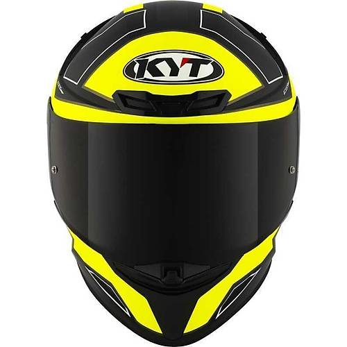 KYT TT-REVO KASK ELECTRON MATT S�YAH SARI