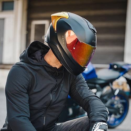 Nexx Y.100r Subson�c Mat Siyah-K�rm�z� Kask