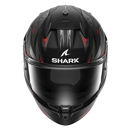 Shark D-Skwal 3 Blast-R Mat Siyah-Krmz Kapal Kask