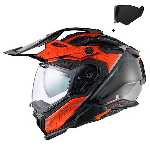 NEXX X.WED 3 FURKA KARBON TURUNCU-GR� KASK