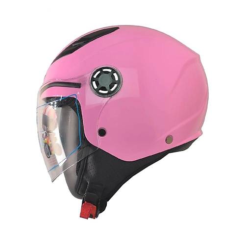 Free-M Parlak Pembe ocuk Kask