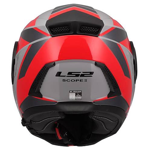 LS2 SCOPE 2 OXYD GR�-KIRMIZI KASK