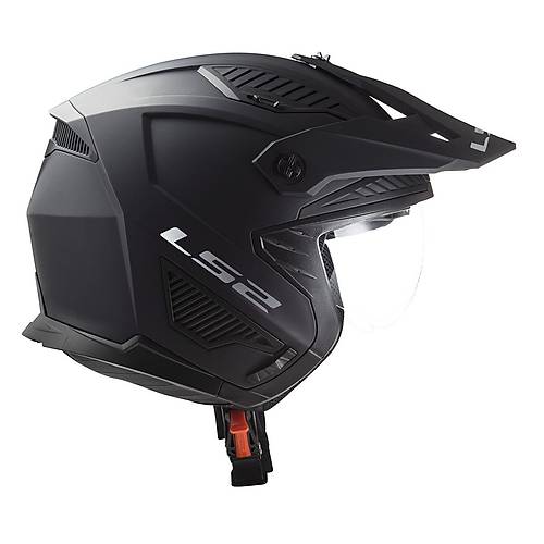 LS2 DRIFTER MAT S�YAH KASK