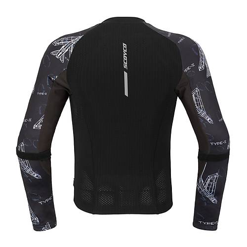 SCOYCO AM09 SOFT BODY ARMOR SYAH (VCUT KORUMA)