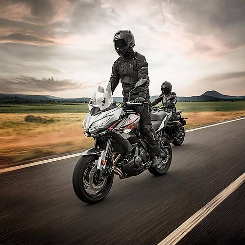 Modeka Striker II Waterproof Siyah 4 Mevsim Motosiklet Montu