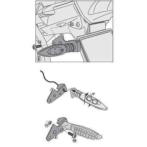 KAPPA KLR5108 BMW R 1200 GS-ADVENTURE (13-18)-R1250 GS (19-23)-ADVENTURE (19-24) YAN �ANTA TA�IYICI
