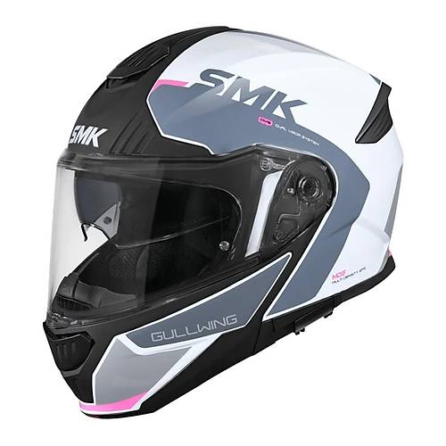 SMK Gullwing Kresto Pembe-Beyaz ene Alr Kask