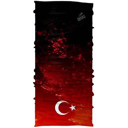 T�rk Bayrakl� Maske 4 Mevsim Motosiklet ve Outdoor Bandana - Balaklava DN0228
