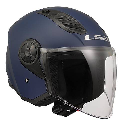 LS2 Airflow 2 Mat Navy Mavi Yarm Kask