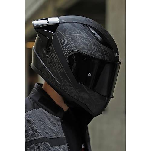 Ls2 Rap�d 2 Race Crypt Mat Siyah Kask