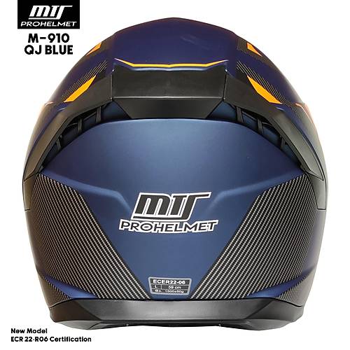 MTS 910 Blue-Gri-Mavi Kapal Kask