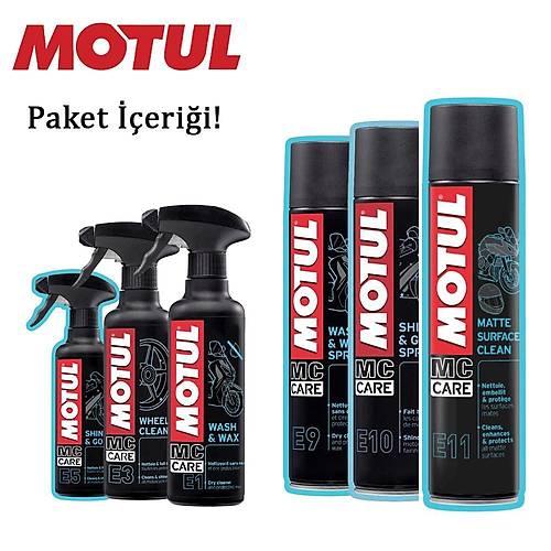 Motul Motosiklet Tezmizlik ve Bakm Seti