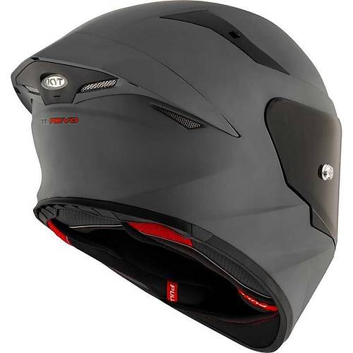 KYT TT-REVO KASK PLAIN MATT GRL GREY